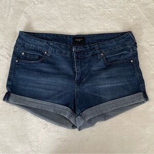 Celebrity Pink Dark Blue Jean Shorts